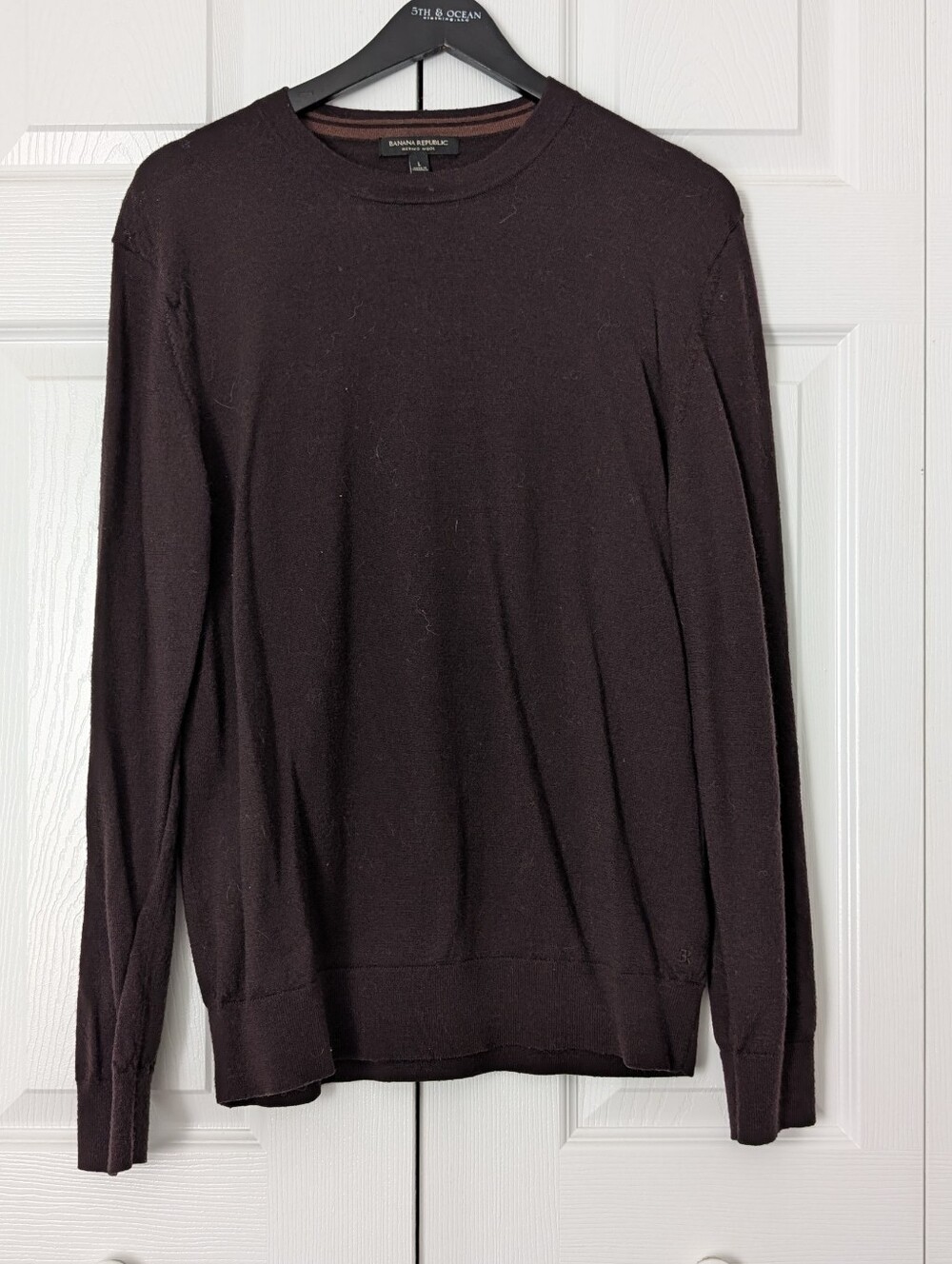 Banana Republic Men's Merino Wool Crewneck Sweater